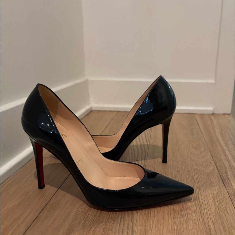 Christian Louboutin So Kate Patent Navy